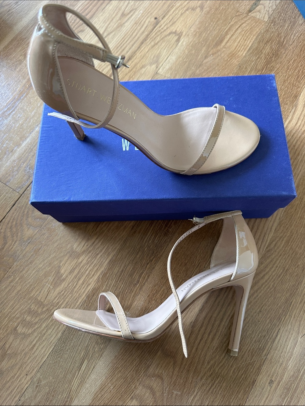 Stuart Weitzman Nudist 100 Heel Sandals